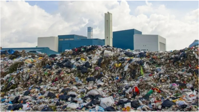 Le siège des déchets en Thaïlande